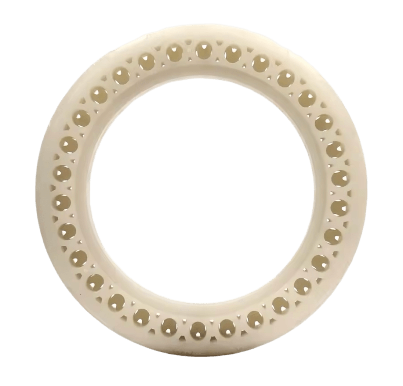 Pneu Plein Fluorescent 10 pouces