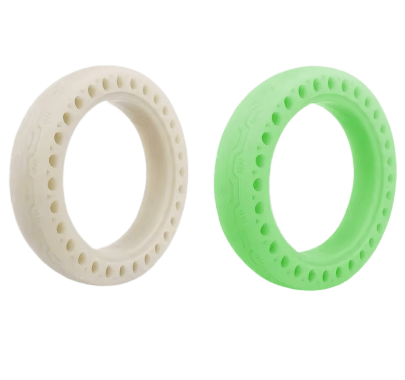 Pneus plein 8,5 pouces fluorescent