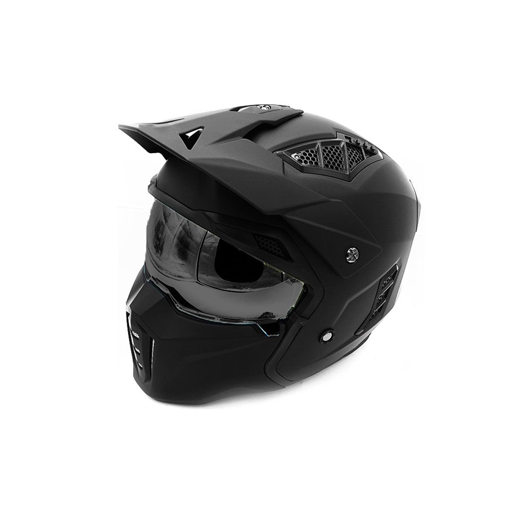 Casque modulable Street FRV Noir Mat, finition mate