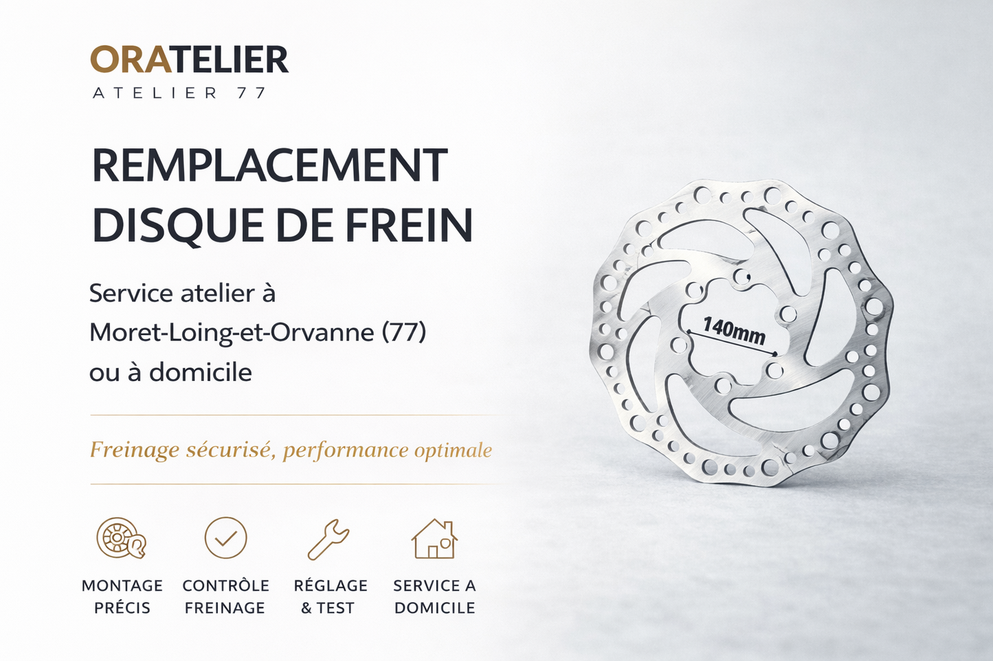Remplacement disque de frein