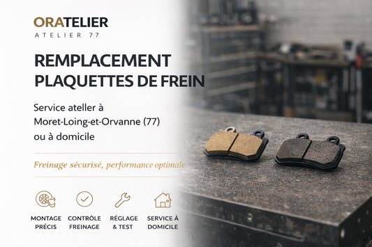 Remplacement plaquettes de frein
