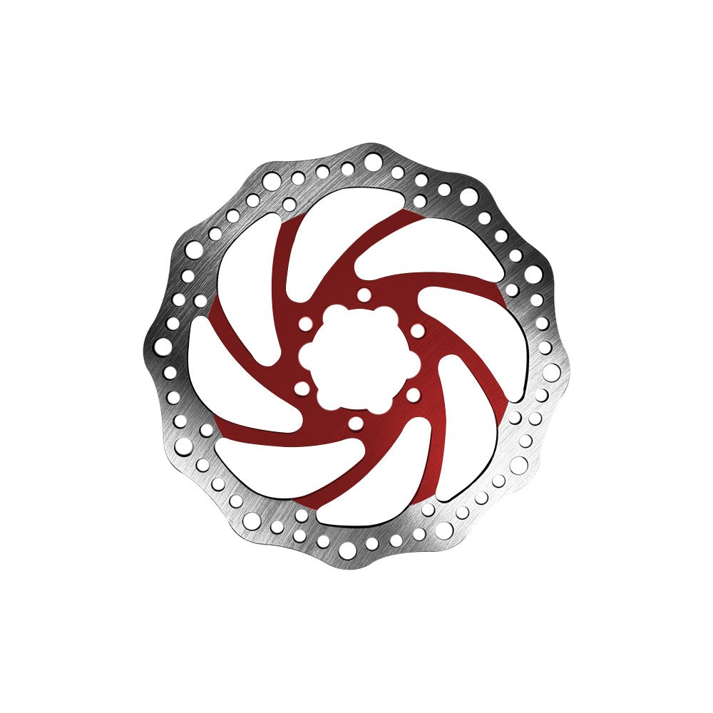 Disque de frein R6 140 mm, 6 trous, entraxe 44 mm, trottinette ou vélo, couleur au choix